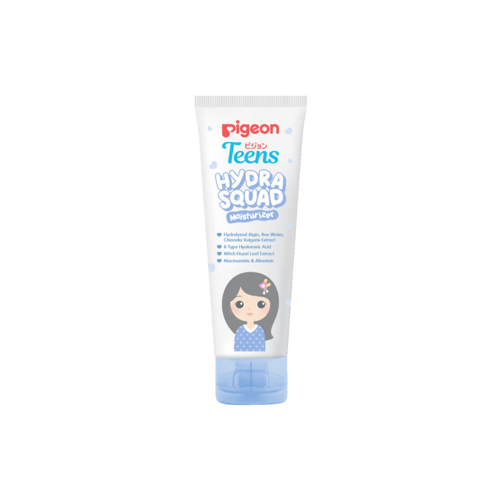 Pigeon Teens Hydra Squad Moisturizer 20ml Pelembab Wajah Remaja Hyaluronic Acid Foto 2