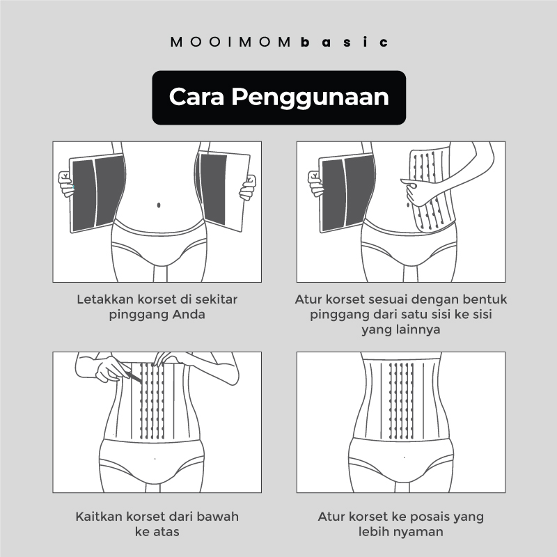 MOOIMOM Breathable Boned Corset Foto 8