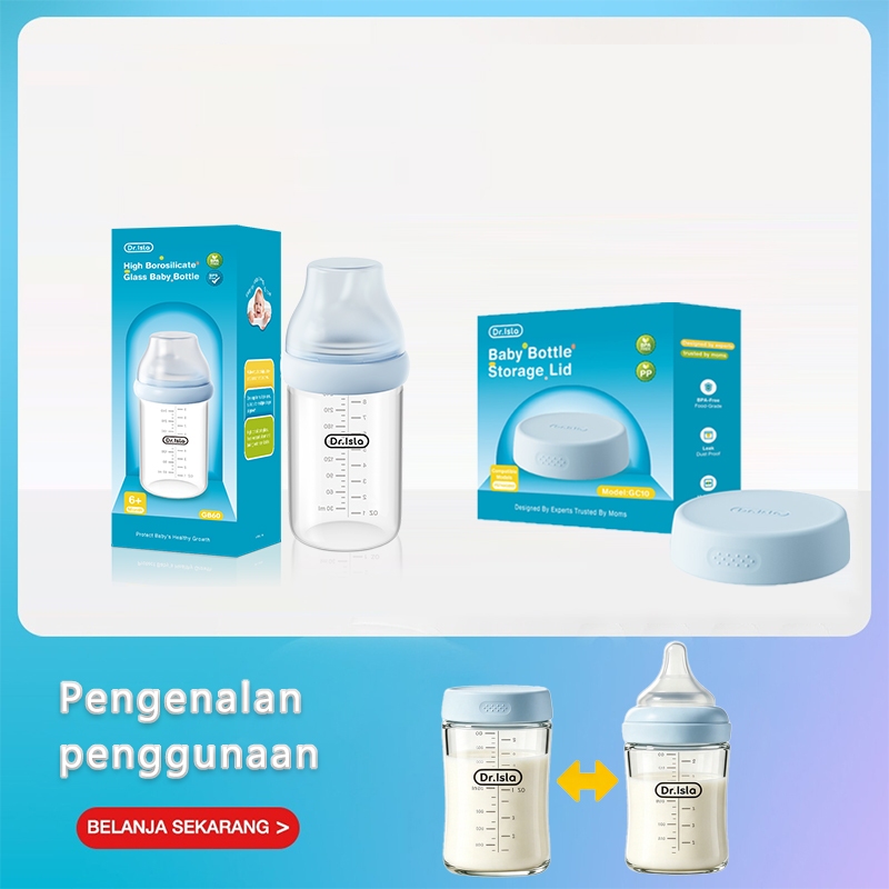Botol ASI Kaca Dr.isla BPA Free Foto 8